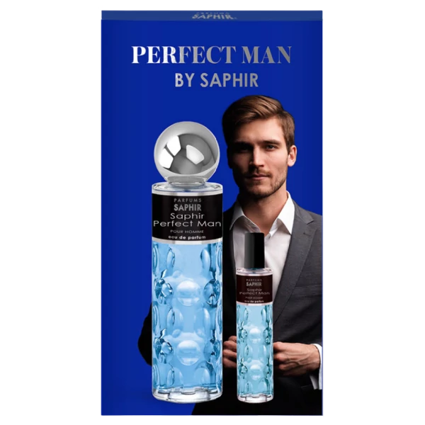 Набір парфумованої води Saphir Parfums Perfect 200 мл та 30 мл ЄС