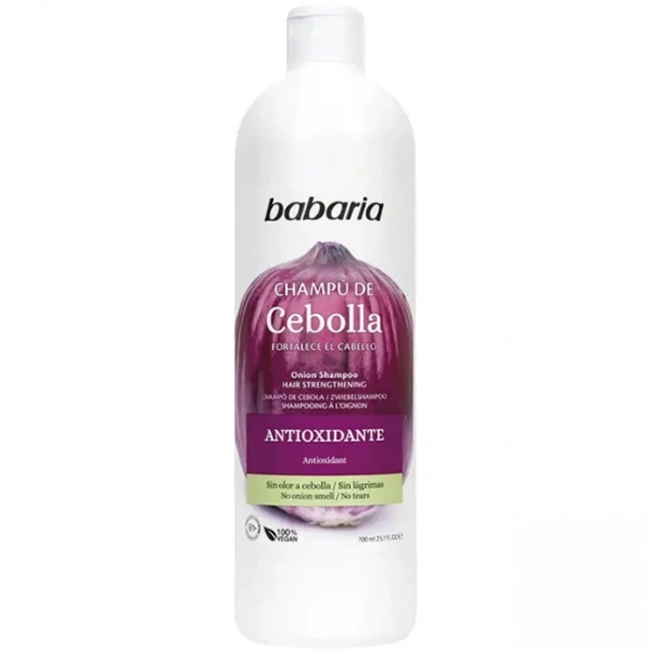 Шампунь Babaria Antioxidant Onion Shampoo з екстрактом цибулі 700 мл ЄС