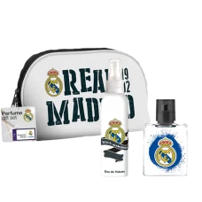 Набір Air-Val Real Madrid туалетна вода 50 мл + спрей для тіла 100 мл + косметичка ЄС