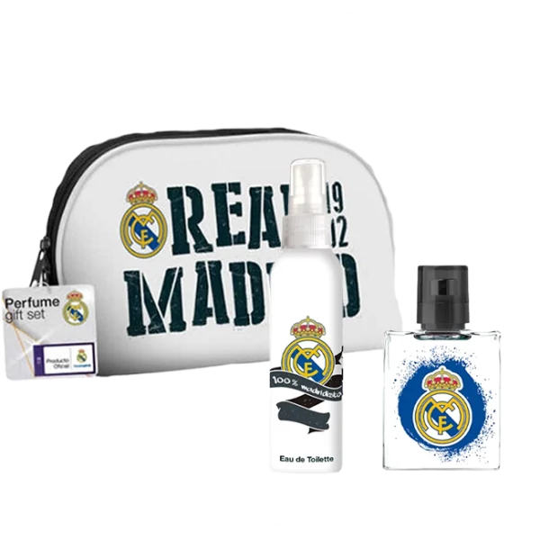 Набір Air-Val Real Madrid туалетна вода 50 мл + спрей для тіла 100 мл + косметичка ЄС