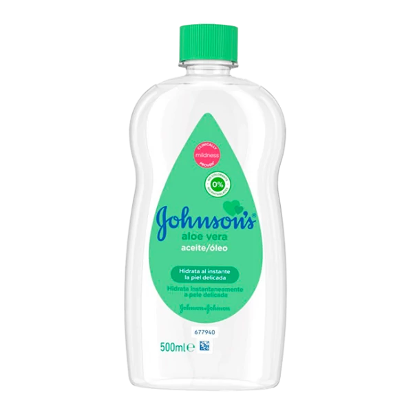 Дитяча олія Johnson's Baby Oil Aloe Vera 500 мл ЄС