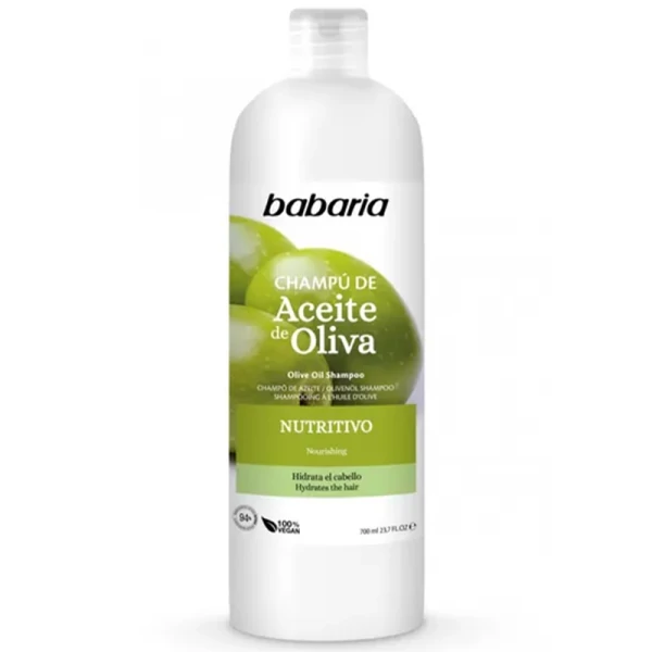 Поживний шампунь Babaria Nourishing Shampoo With Olive Oil для всіх типів волосся 700 мл ЄС
