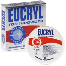Порошок для відбілювання зубів Eucryl Toothpowder Original 50 г ЄС