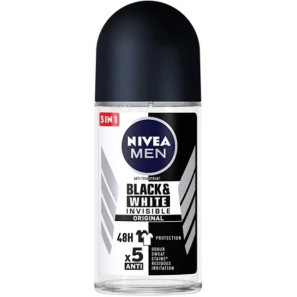 Антиперспірант кульковий Nivea Men Black &amp; White Invisible Original 50 мл ЄС