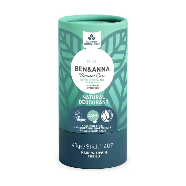Натуральний дезодорант Ben&amp;Anna Mint Eco Natural на основі соди 40 г ЄС