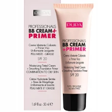 BB-крем та праймер Pupa Professionals SPF20 001 50 мл ЄС