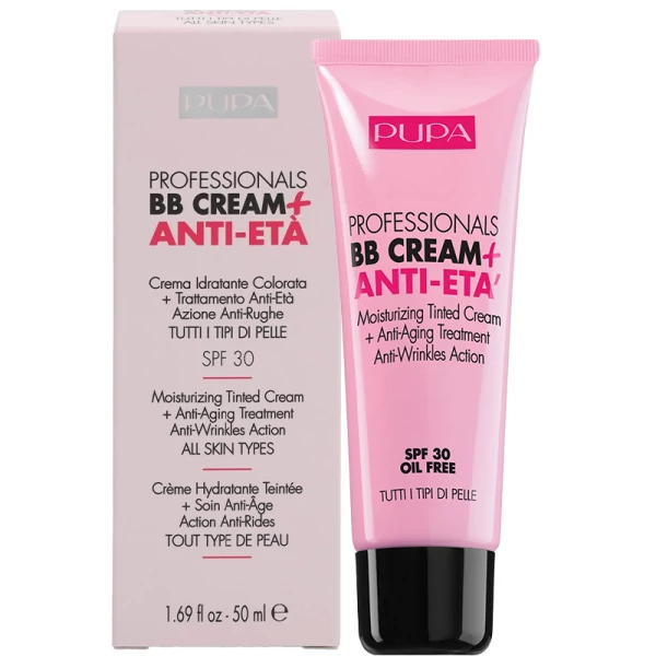 BB-крем Pupa Professionals Anti-Eta SPF30 001 Зволожуючий антивіковий 50 мл ЄС