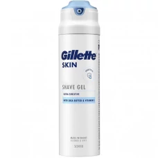 Гель для гоління Gillette Skin Ultra Sensitive для чутливої шкіри 200 мл ЄС