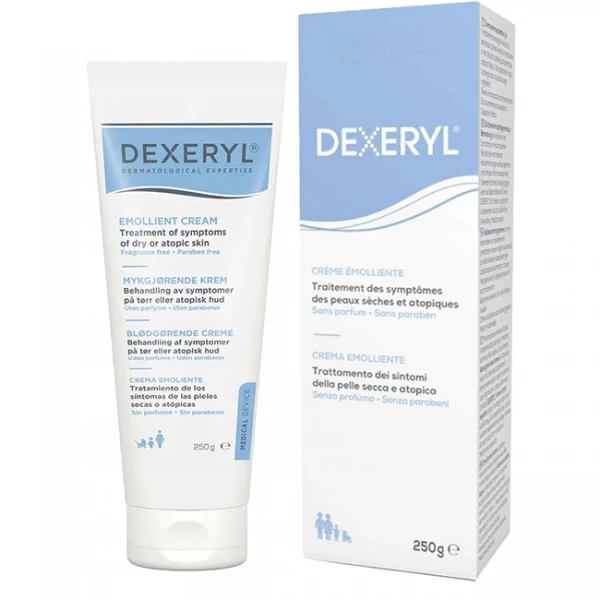Крем емолентний Dexeryl для сухої та атопічної шкіри (АЗС) 250 мл ЄС