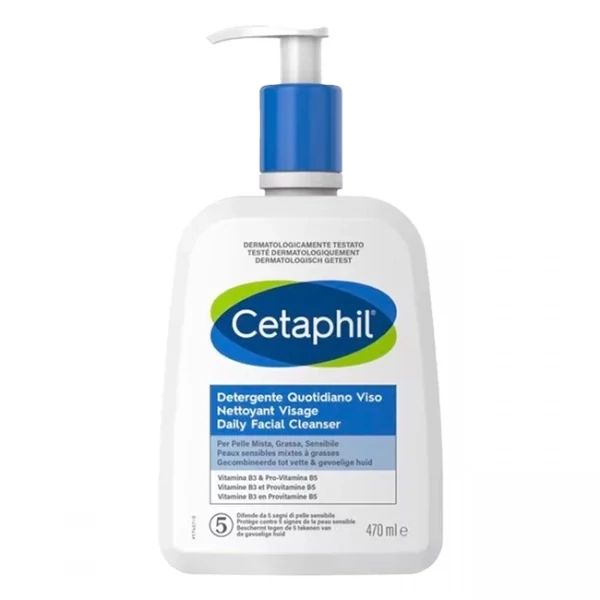 Очищувальний засіб для обличчя Cetaphil для чутливої ​​шкіри 470 мл ЄС