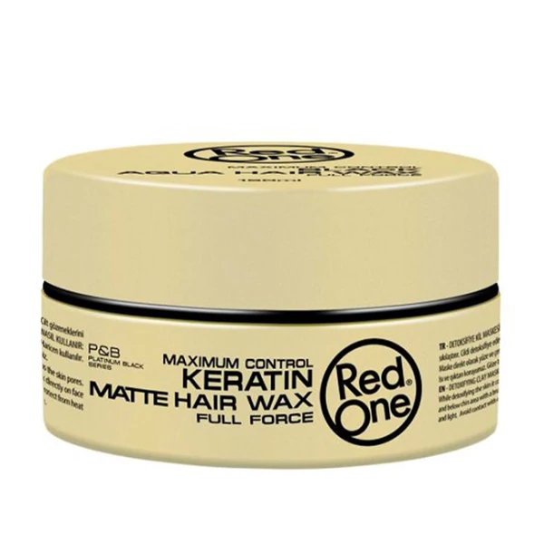 Матуючий віск для волосся з кератином RedOne Keratin Matte Hair 150 мл ЄС