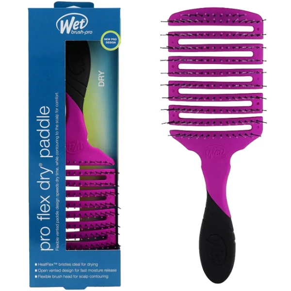Гребінець для волосся Wet Brush Pro Flex Dry Paddle Purple ЄС