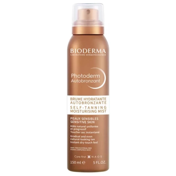 Міст для засмаги Bioderma Photoderm Self Tanning Moisturising Mist 150 мл ЄС