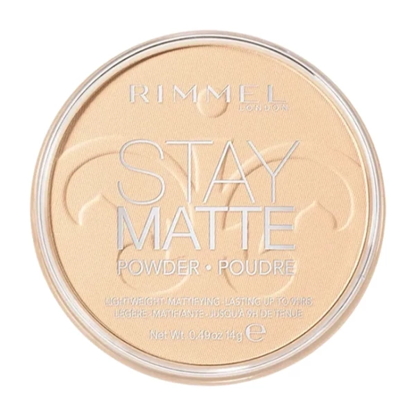 Матуюча пудра Rimmel Stay Matte Long Lasting 001 Transparent 14 г ЄС