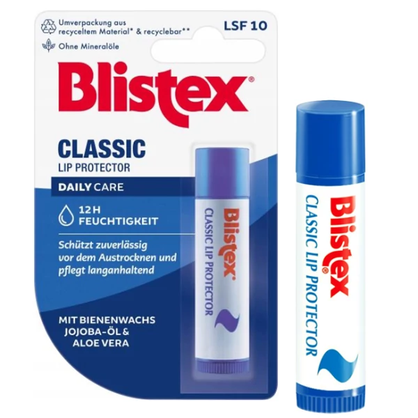 Бальзам для губ Blistex Classic Lip Protector 12h зволожуючий 4,25 г ЄС