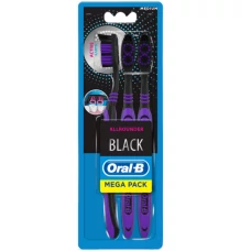 Мануальна зубна щітка Oral-B Allrounder Black 3 шт ЄС