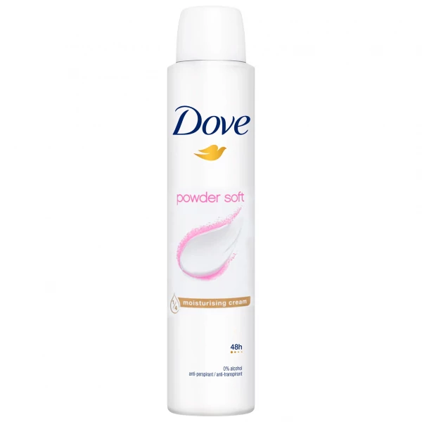 Антиперспірант-спрей Dove Powder Soft 48H 200 мл ЄС