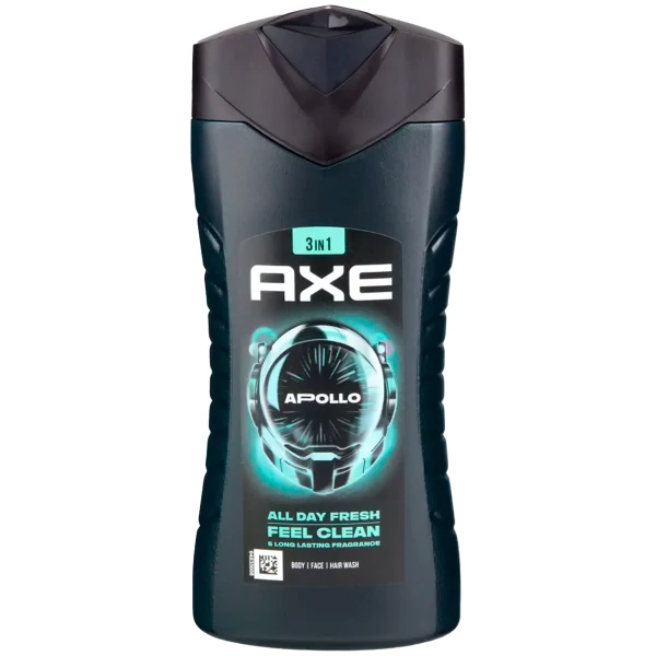 Гель для душу Axe Apollo All Day Fresh Feel Clean 3 в 1 400 мл ЄС