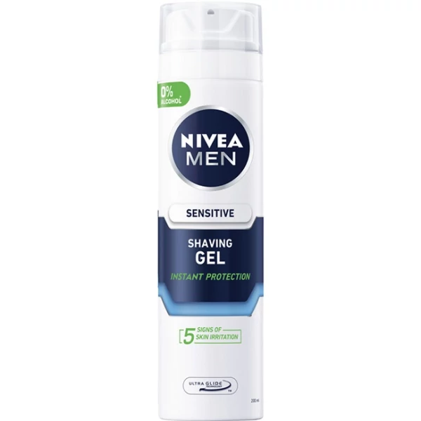 Гель для гоління Nivea Men Sensitive для чутливої ​​шкіри 200 мл ЄС