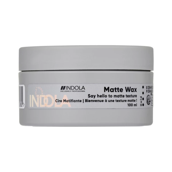 Віск для волосся Indola Matte Wax з максимальною фіксацією 100 мл ЄС