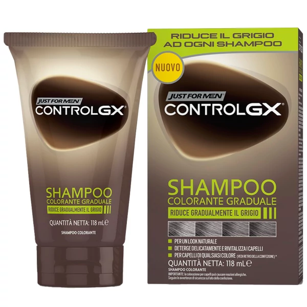 Шампунь Just For Men ControlGX Shampoo для усунення сивини 118 мл ЄС