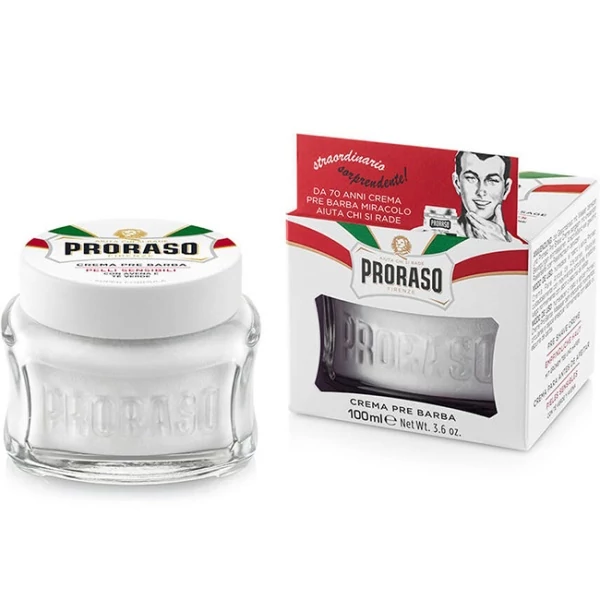 Крем для гоління Proraso Pre-Shave Cream Sensitive для чутливої ​​шкіри 100 мл ЄС