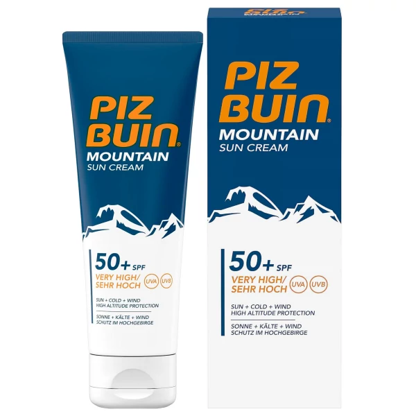 Сонцезахисний крем Piz Buin Mountain SPF50+ 50 мл ЄС