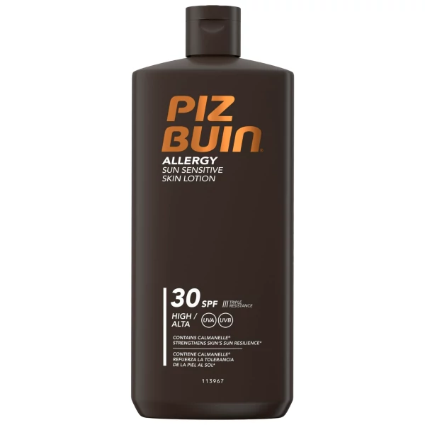 Лосьйон для тіла Piz Buin Allergy Sensitive Skin Lotion 30 SPF для чутливої ​​шкіри 400 мл ЄС