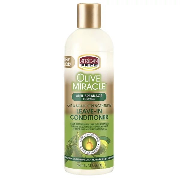Кондиціонер для волосся African Pride Olive Miracle Leave-In Conditioner незмивний 355 мл ЄС