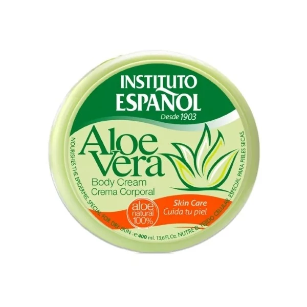 Зволожувальний крем для тіла та рук Instituto Español Aloe Vera 400 мл ЄС