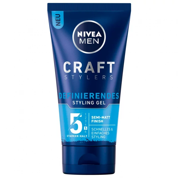 Гель Nivea Men Craft Stylers Semi-Matt Finish для стайлінгу волосся 150 мл ЄС