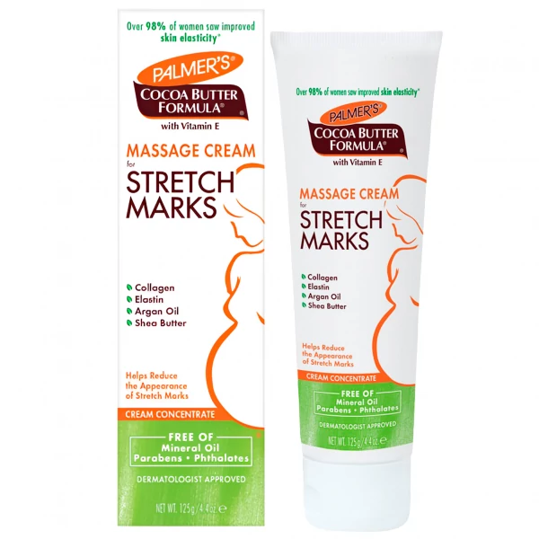Крем від розтяжок Palmer's Cocoa Butter Formula Масажний 125 г ЄС