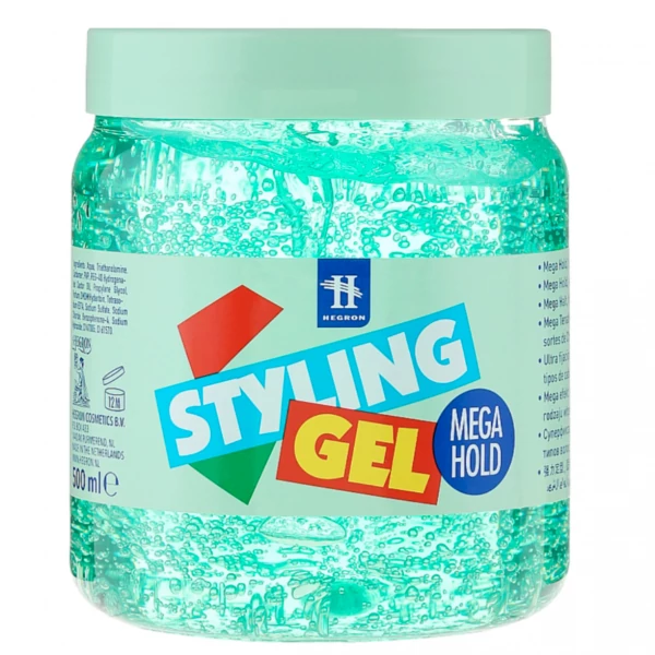 Гель Hegron Styling Gel Mega Hold для укладки волосся 500 мл ЄС