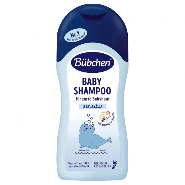 Дитячий шампунь Bübchen Sensitive Baby Shampoo для чутливої шкіри 200 мл ЕС