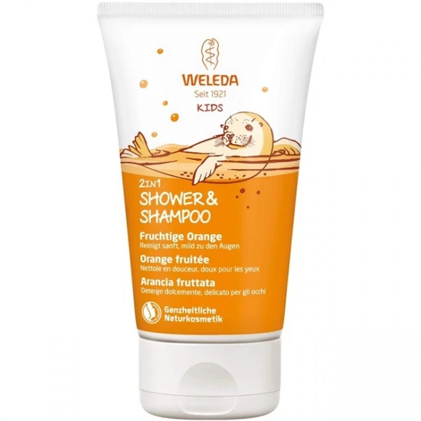 Дитячий шампунь-гель Weleda Orange 2 в 1 150 мл ЄС