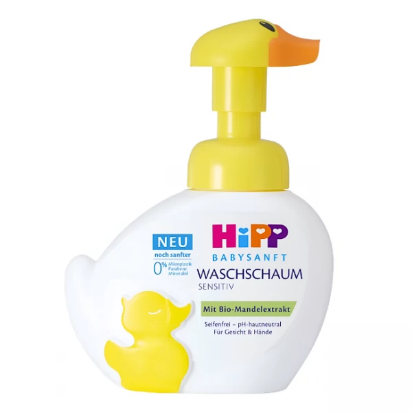 Піна для вмивання обличчя та рук Hipp Babysanft 250 мл ЄС