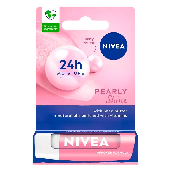 Помада для губ Nivea Pearly Shine 24H Moisture Захисна 4,8 г ЄС