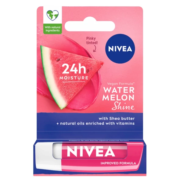 Помада для губ Nivea Watermelon Shine 24H Moisture 4,8 г ЄС