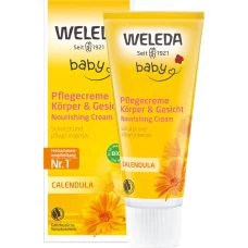 Дитячий крем для тіла Weleda Calendula Зволожуючий 75 мл ЄС
