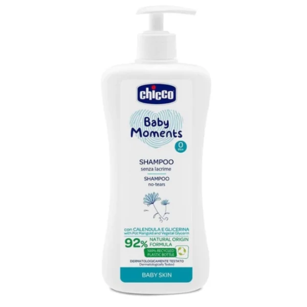 Дитячий шампунь для волосся Chicco Baby Moments від 0 місяців 500 мл ЄС