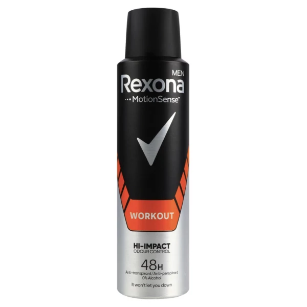 Антиперспірант Rexona MEN Workout Hi-Impact 48H 150 мл ЄС