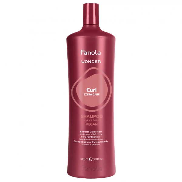 Шампунь Fanola Wonder Curl Extra Care для кучерявого волосся 1000 мл ЄС