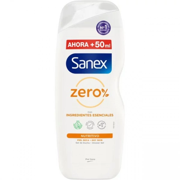 Гель для душу SANEX Zero Nourishing для сухої шкіри 600 мл ЄС