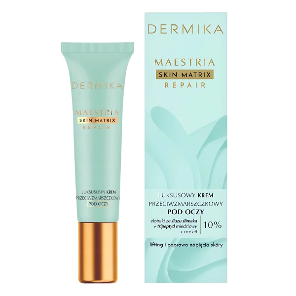Крем для шкіри навколо очей Dermika Maestria Skin Matrix Repair Антивіковий 15 мл ЄС