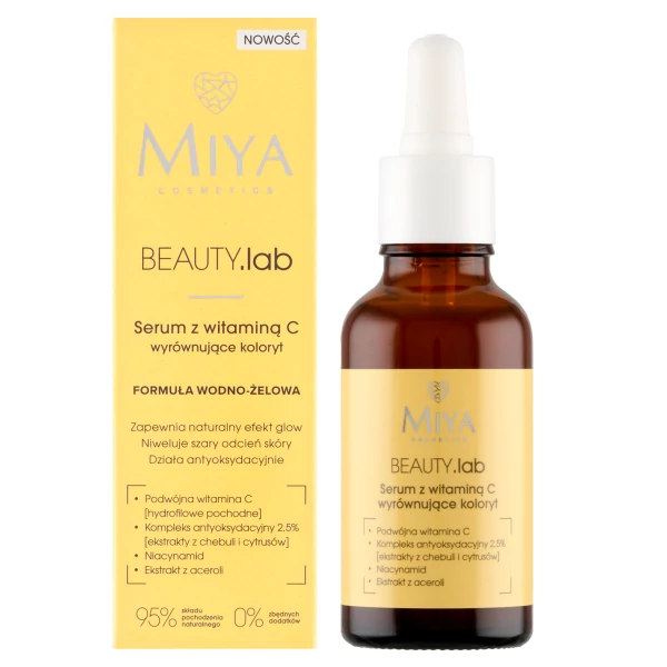 Сироватка для обличчя Miya Cosmetics Beauty.lab з вітаміном С 30 мл ЄС