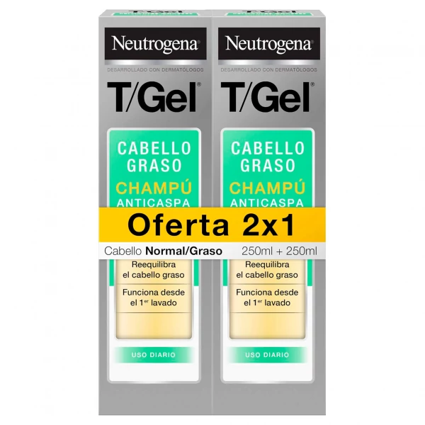 Шампунь Neutrogena T/Gel 2x250 мл ЄС