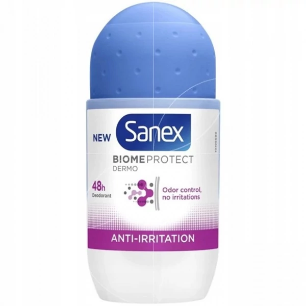 Антиперспірант кульковий Sanex Dermo Biome Protect Anti Irritation 50 мл ЄС