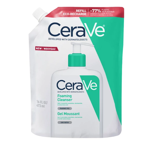 Гель CeraVe Foaming Cleanser для вмивання обличчя та тіла 473 мл ЄС