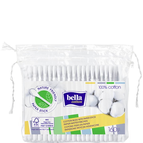 Ватні палички Bella 160 шт ЄС