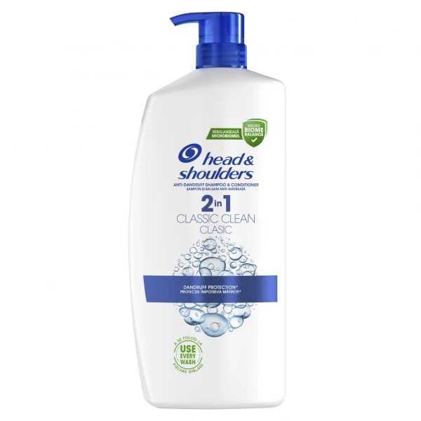 Шампунь Head &amp; Shoulders Classic Clean 2 в 1 з дозатором 800 мл ЄС